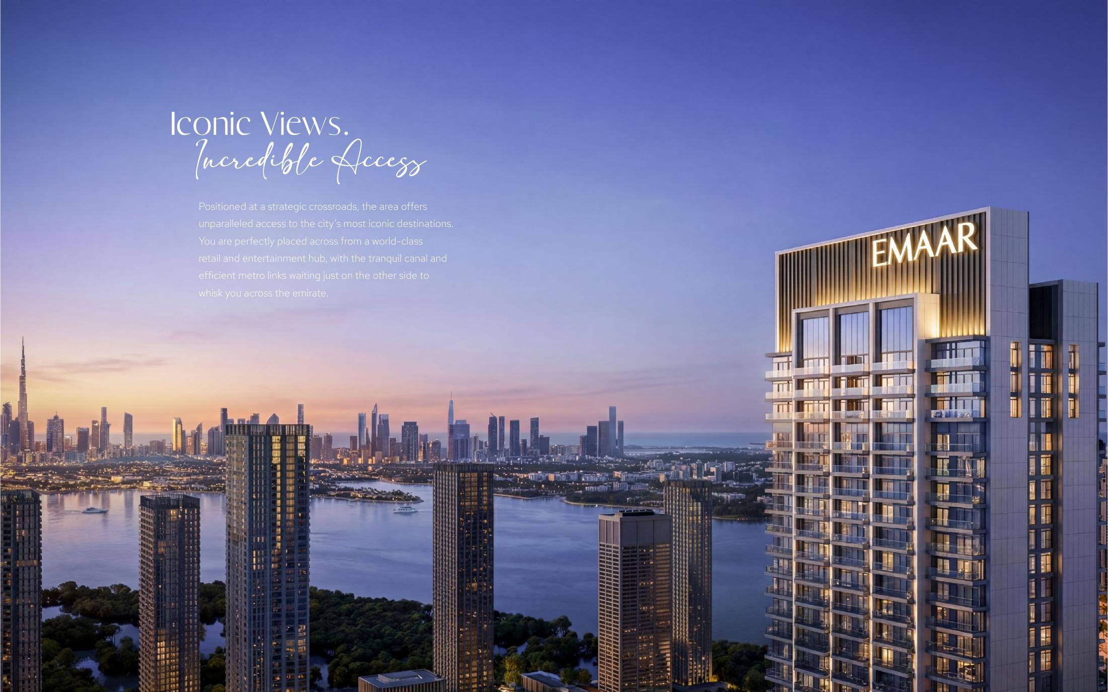 Valia residences at Dubai Creek Harbour by Emaar